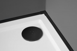 POLYSAN - Krycí lišta pro vany a vaničky, 2x 1950, 2x roh, 2x zakončení, černá mat (91020B)