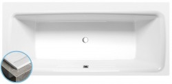 POLYSAN - KVADRA SLIM obdélníková vana 180x80x47cm, bílá (17611S)