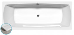 POLYSAN - LILY SLIM obdélníková vana 170x70x39cm, bílá (72230S)
