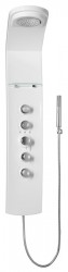 POLYSAN - LUK termostatický sprchový panel rohový 250x1300, bílá (80325)