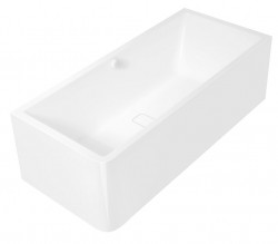 POLYSAN - MARLENE CURVE R MONOLITH obdélníková vana 195x85x63cm, bílá (78731MCR)