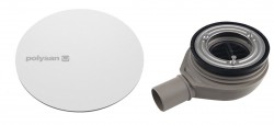 POLYSAN - MIRAI vaničkový sifon, průměr 90, DN40, krytka bílá (72730W)