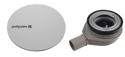 POLYSAN - MIRAI vaničkový sifon, průměr 90, DN40, krytka nerez (72730)