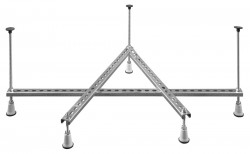 POLYSAN - Nosná konstrukce pro hlubokou vaničku VISLA 80x80cm (FR4580)