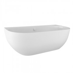POLYSAN - PAGODA nástěnná vana litý mramor 170x85x58cm, bílá (72976)