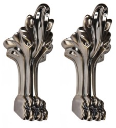 POLYSAN - RETRO podpěrné nohy dlouhé, 2 ks, bronz (103700000186)