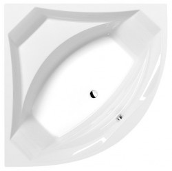 POLYSAN - ROSANA rohová vana 150x150x49cm, bílá (63119)