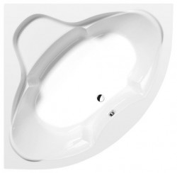 POLYSAN - SIMONA rohová vana 140x140x44cm, bílá (96111)