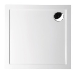 POLYSAN - Sprchová vanička z litého mramoru, čtverec 90x90cm, bílá (43511)