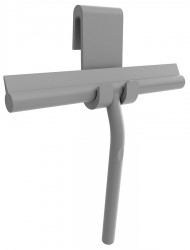 POLYSAN - Stěrka do sprchy, včetně uchycení na zástěnu, šedá mat (72825.31)