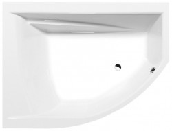 POLYSAN - TANDEM L asymetrická vana 170x130x50cm, bílá (96611)