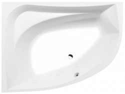 POLYSAN - TANYA L asymetrická vana s konstrukcí 160x120x49cm, bílá (65219)