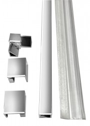 POLYSAN - THRON přetoková lišta s koncovkami (NDTL05)