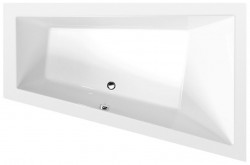 POLYSAN - TRIANGL R asymetrická vana 180x120x50cm, bílá (20611)