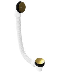 POLYSAN - Vanová souprava bez napouštění, click-clack, délka 1200, zátka 72, zlato (71858.90)