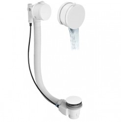 POLYSAN - Vanová souprava s napouštěním, bovden, délka 575, zátka 72, bílá (71684W)