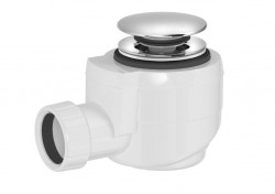 POLYSAN - Vanová výpust DN40, click-clack, chrom (71714)