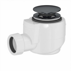 POLYSAN - Vanová výpust DN40, click-clack, gun metal (71714GM)