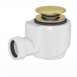 POLYSAN - Vanová výpust DN40, click-clack, zlato mat (71714GB)