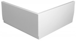 POLYSAN - VISLA panel rohový, 80x80x36cm, levý (30338)