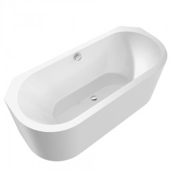 POLYSAN - VIVA A MONOLITH rohová vana 180x75x60cm, bílá (89139MA)