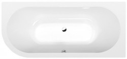 POLYSAN - VIVA R asymetrická vana 185x80x47cm, bílá (72129)