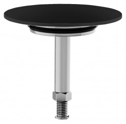 POLYSAN - Zátka výpusti vanové soupravy, ABS/černá mat (71841.21)