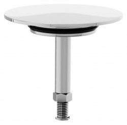 POLYSAN - Zátka výpusti vanové soupravy, ABS/chrom (71841)