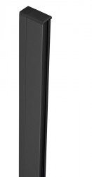 POLYSAN - ZOOM BLACK rozšiřovací profil pro nástěnný pevný profil, 15 (ZL915B)