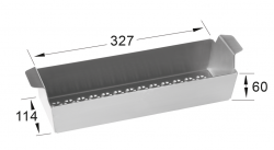 Příslušenství ke dřezům Villeroy & Boch - odkapávací miska 8K3700K1, nerez (8K3700K1)