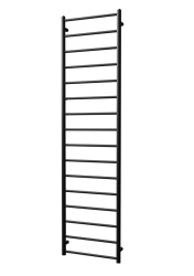 Radiátor ISAN Aura 114x30 cm černý samet DDIN11400300CSM (DDIN11400300CSM)