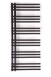 Radiátor kombinovaný SAT HTO 114x50 cm černá matná SATRAHTO5001140BL (SATRAHTO5001140BL)