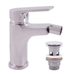 RAV Slezák - COLORADO - Bidetová baterie s výpustí, Chrom, 3,8