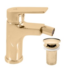 RAV Slezák - COLORADO - Bidetová baterie s výpustí, Zlatá - lesklá, 1/2