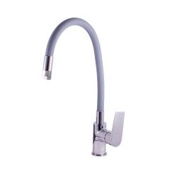 RAV Slezák - COLORADO - Dřezová baterie s flexibilním ramínkem, Chrom/šedá, 3,8