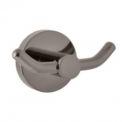 RAV Slezák - COLORADO - Koupelnový doplněk Věšáček dvojitý, Metal Grey - kartáčovaná COA0102MGK (COA0102MGK)