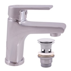 RAV Slezák - COLORADO - Umyvadlová baterie s výpustí, Chrom, 3,8