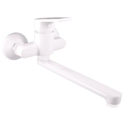 RAV Slezák - COLORADO - Umyvadlová/dřezová baterie, Bílá matná, Bílá - matná, 100 mm (CO101.0/23BMAT)