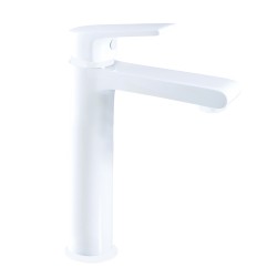 RAV Slezák - COLORADO - Umyvadlová vysoká baterie bez výpusti, Bílá matná, Bílá - matná, 3,8