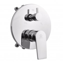 RAV Slezák - COLORADO - Vanová/Sprchová baterie podomítková 3-cestná s tělesem a s boxem, Chrom CO187BOX (CO187BOX)