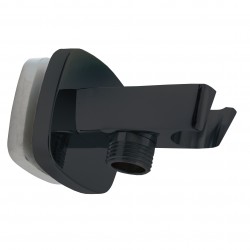 RAV Slezák - Držák sprchy, s vývodem pro hadici, Černá - matná MD0615CMAT (MD0615CMAT)