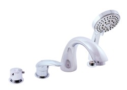 RAV Slezák - DUNAJ - Vanová baterie 4-otvorová, Chrom, 1/2