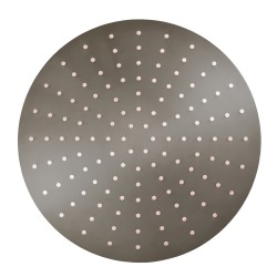 RAV Slezák - Hlavová sprcha kulatá kovová ø 30 cm s 4-otvorovými tryskami, Metal Grey - lesklá KS0001/4MGL (KS0001/4MGL)