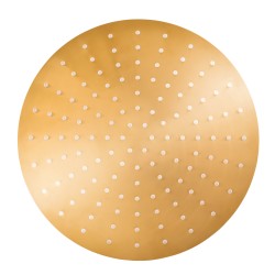 RAV Slezák - Hlavová sprcha kulatá kovová ø 30 cm s 4-otvorovými tryskami, Zlatá - lesklá KS0001/4Z (KS0001/4Z)