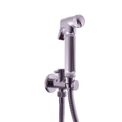 RAV Slezák - hygienický komplet na dvě použití s bidetovou sprškou a držákem , Chrom SK6905-1 (SK6905-1)