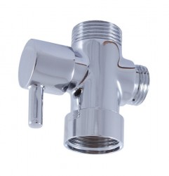 RAV Slezák - Keramický přepínač ke sprchovým tyčím, Chrom MD0629 (MD0629)