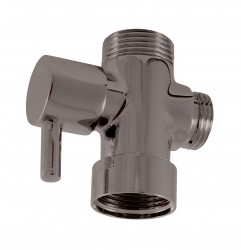 RAV Slezák - Keramický přepínač ke sprchovým tyčím , Metal Grey - kartáčovaná MD0629MGK (MD0629MGK)