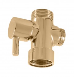 RAV Slezák - Keramický přepínač ke sprchovým tyčím, Zlatá - lesklá MD0629Z (MD0629Z)