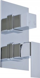 RAV Slezák - LOIRA - Vanová/Sprchová baterie podomítková 2-cestná s tělesem, Chrom LR586K (LR586K)