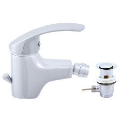 RAV Slezák - MISSISSIPPI - Bidetová baterie s výpustí, Chrom, 3,8